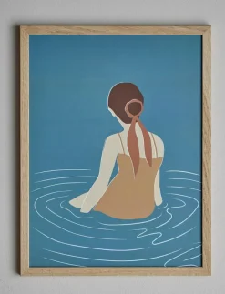Bloomingville Parma Illustration w/ Frame - Illustrationer| Posters & Ramar