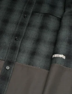 HAN Kjøbenhavn Patch Army Shirt - Flanellskjortor| Overshirts