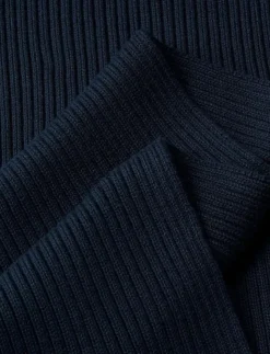 Calvin Klein Sjalar & Halsdukar|PATCH CHUNKY RIB COTTON SCARF - Halsdukar