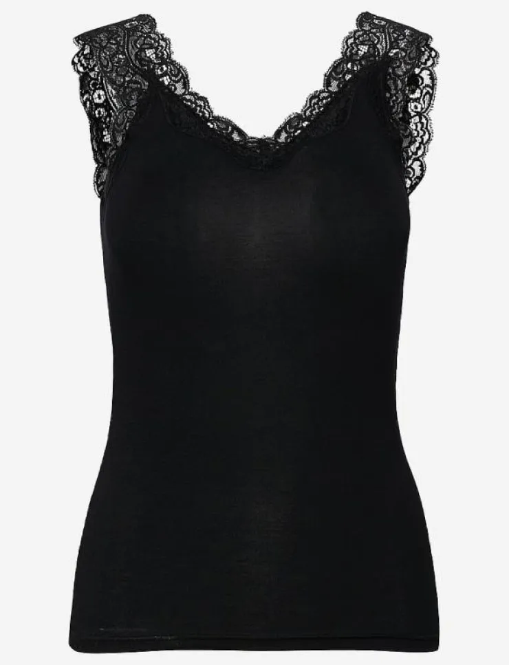 Pieces PCBARBERA LACE TOP JRS NOOS BC - Linnen|Kvinnor Kläder