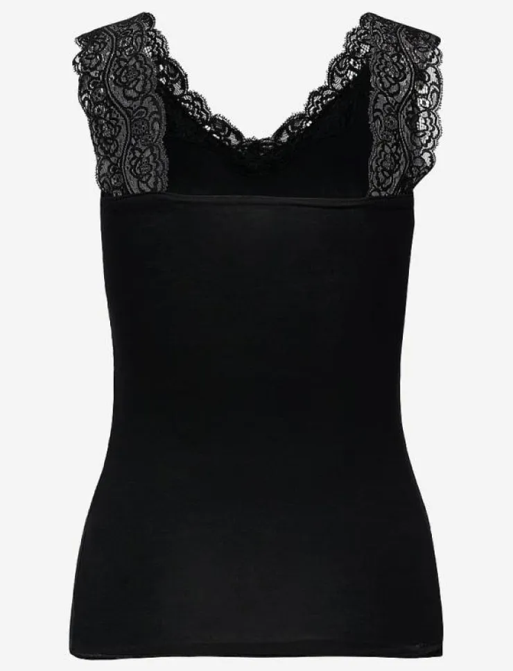 Pieces PCBARBERA LACE TOP JRS NOOS BC - Linnen|Kvinnor Kläder