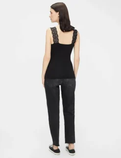 Pieces PCBARBERA LACE TOP JRS NOOS BC - Linnen|Kvinnor Kläder