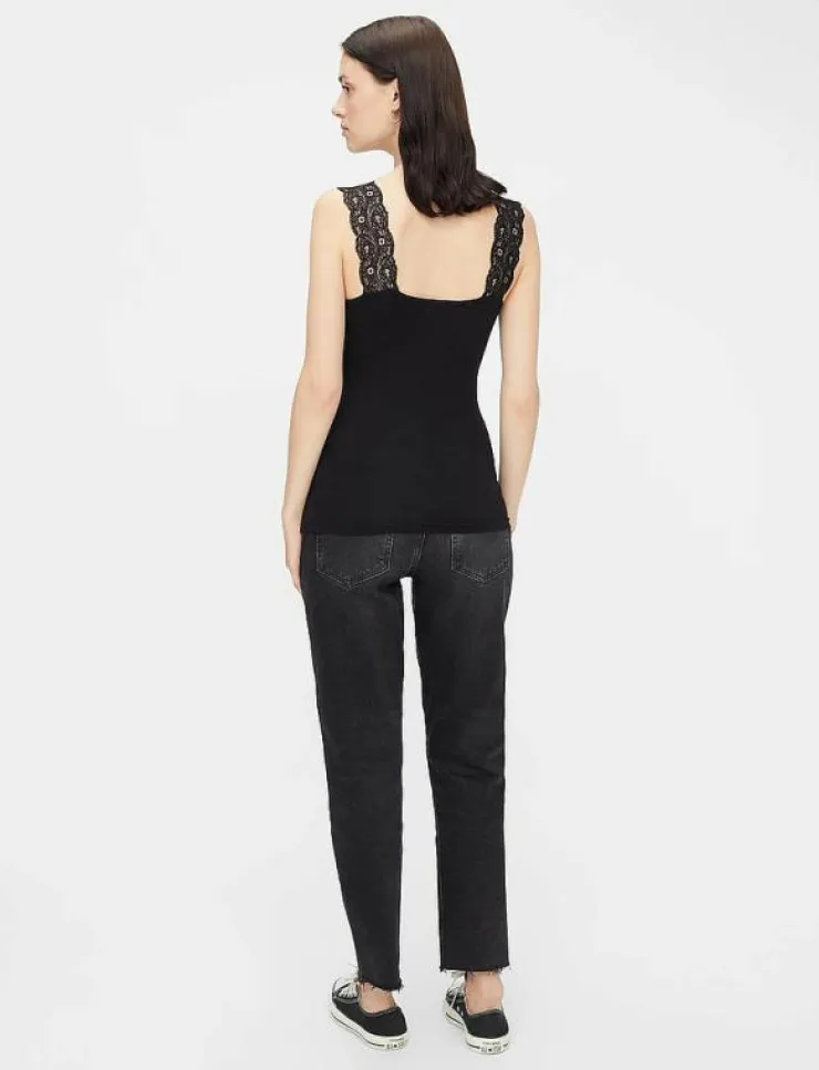 Pieces PCBARBERA LACE TOP JRS NOOS BC - Linnen|Kvinnor Kläder