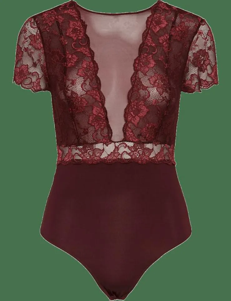 Kvinnor Pieces Bodies & Underklänningar|PCSICCA SS BODYSTOCKING NOOS - Bodies & slips
