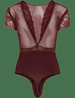 Kvinnor Pieces Bodies & Underklänningar|PCSICCA SS BODYSTOCKING NOOS - Bodies & slips