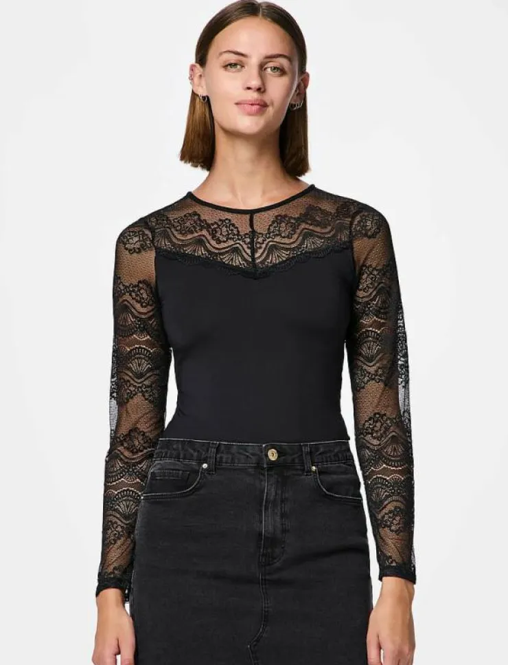 Pieces PCSINNA LS BODYSTOCKING NOOS - Bodies & slips|Kvinnor Bodies & Underklänningar