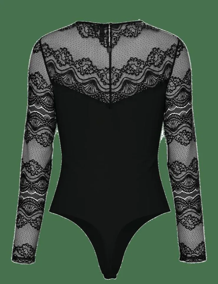 Pieces PCSINNA LS BODYSTOCKING NOOS - Bodies & slips|Kvinnor Bodies & Underklänningar