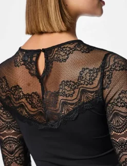 Pieces PCSINNA LS BODYSTOCKING NOOS - Bodies & slips|Kvinnor Bodies & Underklänningar