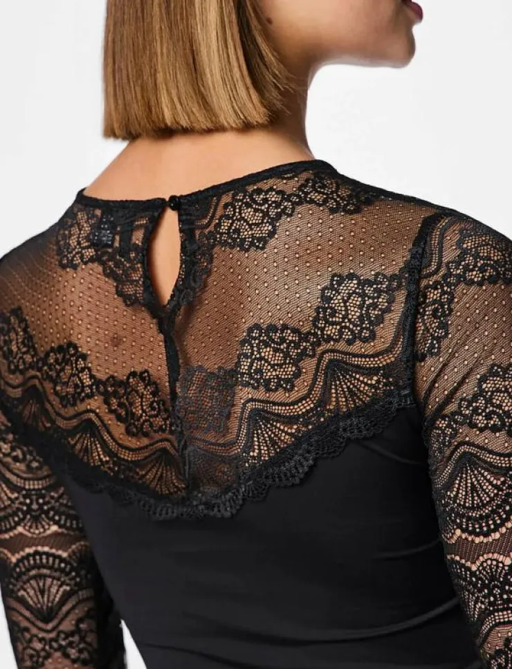 Pieces PCSINNA LS BODYSTOCKING NOOS - Bodies & slips|Kvinnor Bodies & Underklänningar