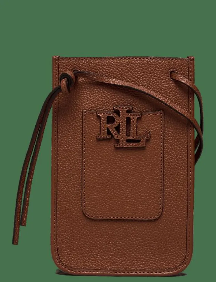 Kvinnor Lauren Ralph Lauren Crossbody Bags|Pebbled Cameryn Crossbody Tech Case - Crossbody Bags