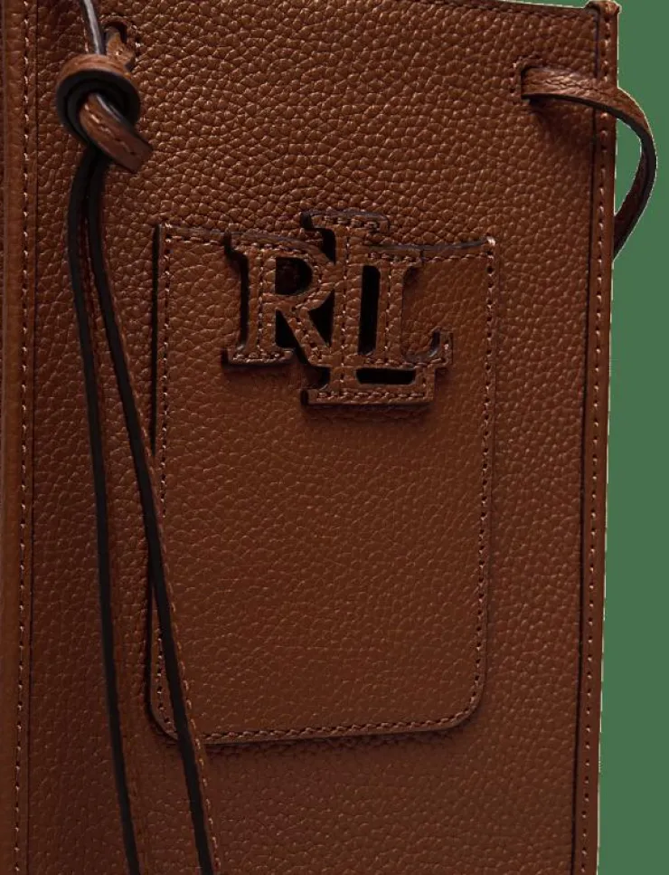 Kvinnor Lauren Ralph Lauren Crossbody Bags|Pebbled Cameryn Crossbody Tech Case - Crossbody Bags