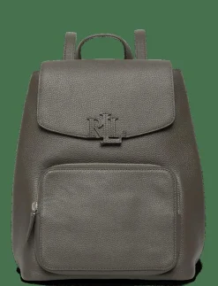 Kvinnor Lauren Ralph Lauren Ryggsäckar|Pebbled Leather Medium Cameryn Backpack - Ryggsäckar