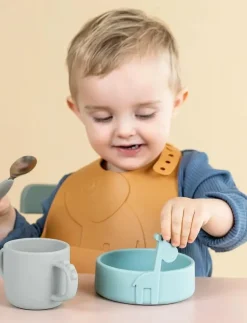 Barn Done by Deer Mata|Peekaboo 2-handle cup Croco - Serveringsset