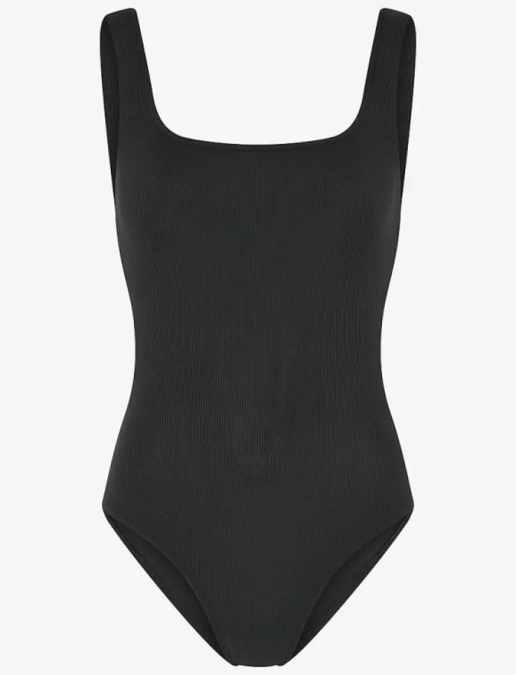 Kvinnor Girlfriend Collective Toppar & T-Shirts|Penny Square Neck Bodysuit - Jumpsuits & Bodies