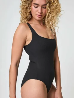 Kvinnor Girlfriend Collective Toppar & T-Shirts|Penny Square Neck Bodysuit - Jumpsuits & Bodies