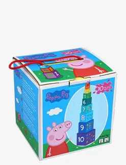Barbo Toys Peppa Pig stacking cubes - Stapelbara klossar|Barn Babyleksaker|Babyleksaker
