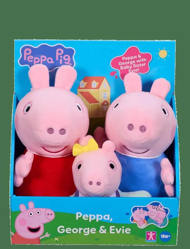 Proxy PEPPA PLUSH 3PK - Film & Sagofigur|Barn Leksaksset & Leksaksfigurer