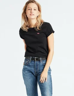 Levi's® PERFECT TEE MINERAL BLACK - T-shirts|Kvinnor Kläder|T-Shirts & Toppar