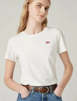 Levi's® PERFECT TEE WHITE CN100XX - T-shirts|Kvinnor Kläder|T-Shirts & Toppar