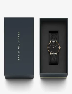 Kvinnor Daniel Wellington Klockor|Klockor|Petite 36 Ashfield RG Black - Analog klocka