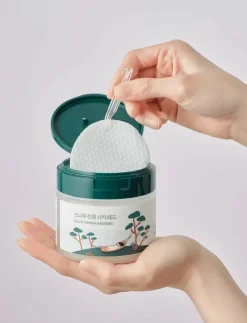 Round Lab Pine Calming Cica Pad - Återfuktande toner|Kvinnor Hudvård