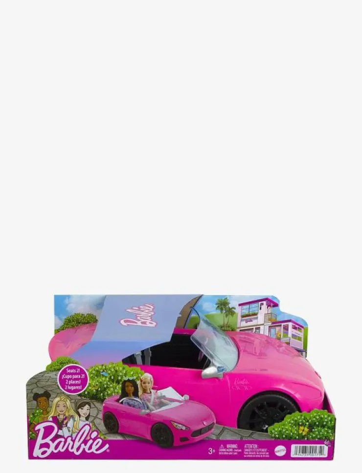 Barn Barbie Dockor & Tillbehör|Pink Convertible Vehicle Toy with Rolling Wheels - Docktillbehör