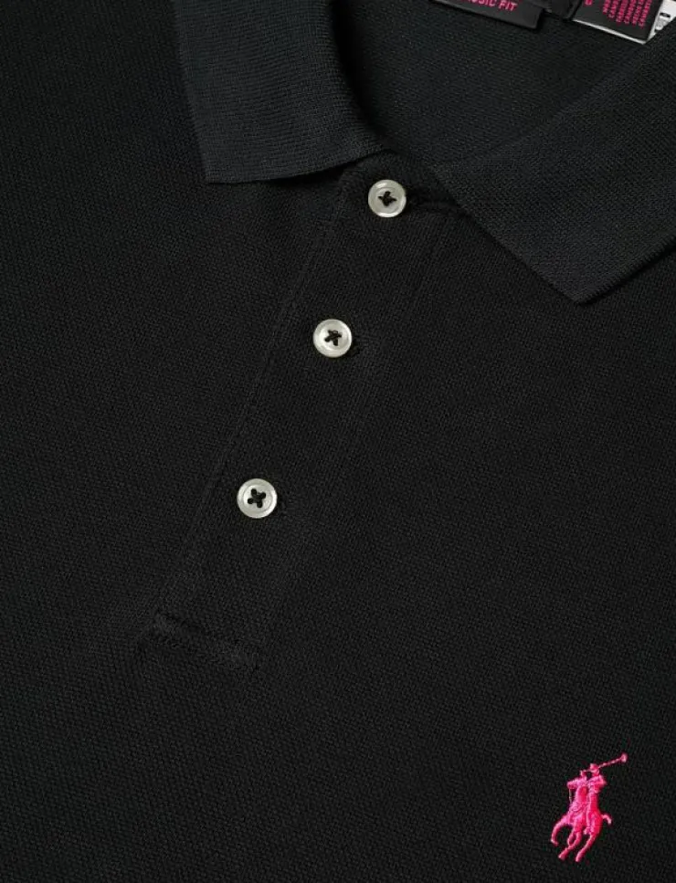 Polo Ralph Lauren Pink Pony Stretch Mesh Polo Shirt - Kortärmade pikéer| Pikéer