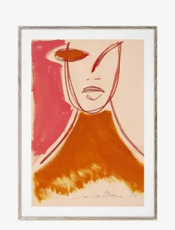 Paper Collective Pink Portrait - 30x40 cm - Illustrationer| Posters & Ramar
