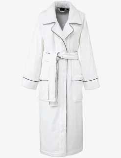 Kvinnor Ralph Lauren Home Morgonrockar|Morgonrockar|PIPING Bath robe - Morgonrock