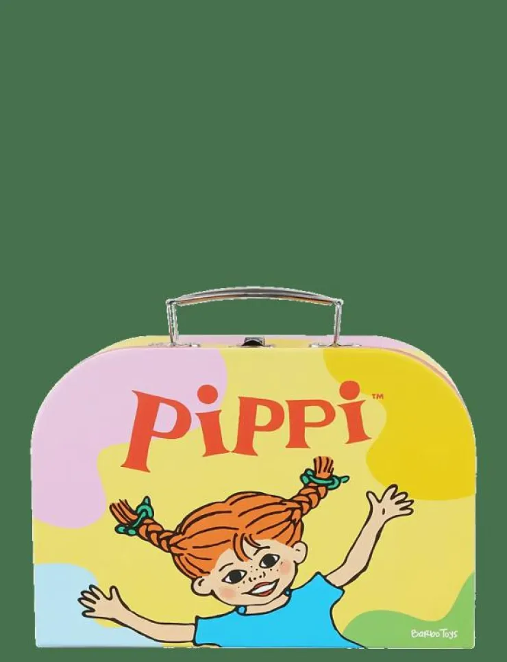 Barn Barbo Toys Väskor|Pippi - 2pcs Suitcases Set - Tygpåsar och små väskor