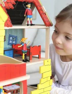 Barn Micki Leksaker Leksaksset & Leksaksfigurer|PIPPI DOCKHUSMÖBLER SOVRUM - Lekset