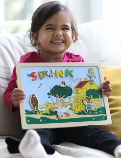 Micki Leksaker PIPPI MAGNETIC BOARD - Klistermärken|Barn Rita & Pyssla