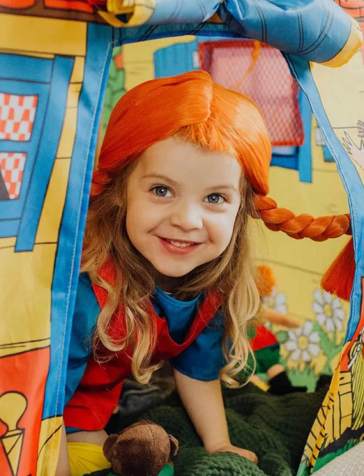 Barn Micki Leksaker Maskeradkläder & Tillbehör|PIPPI PERUK - Maskeradtillbehör