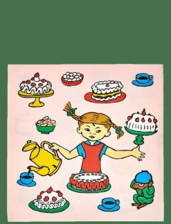 Muurla Pippi servett 33x33cm Födelsedag - Servetter & tillbehör|Barn Matdags|Matdags