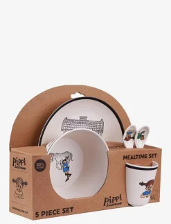 Barn Barbo Toys Matdags|Matdags|Pippi Tabelware 5 pcs set - Matdags