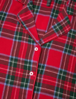 Hunkemöller PJ LS FLANNEL TWILL CHECK - Pyjamas|Kvinnor Pyjamas & Loungewear