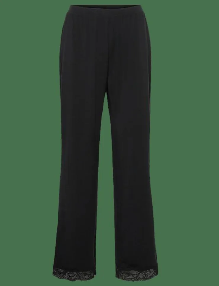 Kvinnor Hunkemöller Pyjamas & Loungewear|PJ LS JERSEY LACE NANA - Pyjamas