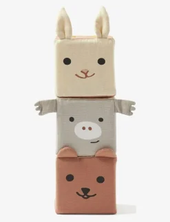 Barn Kid's Concept Babyleksaker|Babyleksaker|Play cubes textile EDVIN - Stapelbara klossar