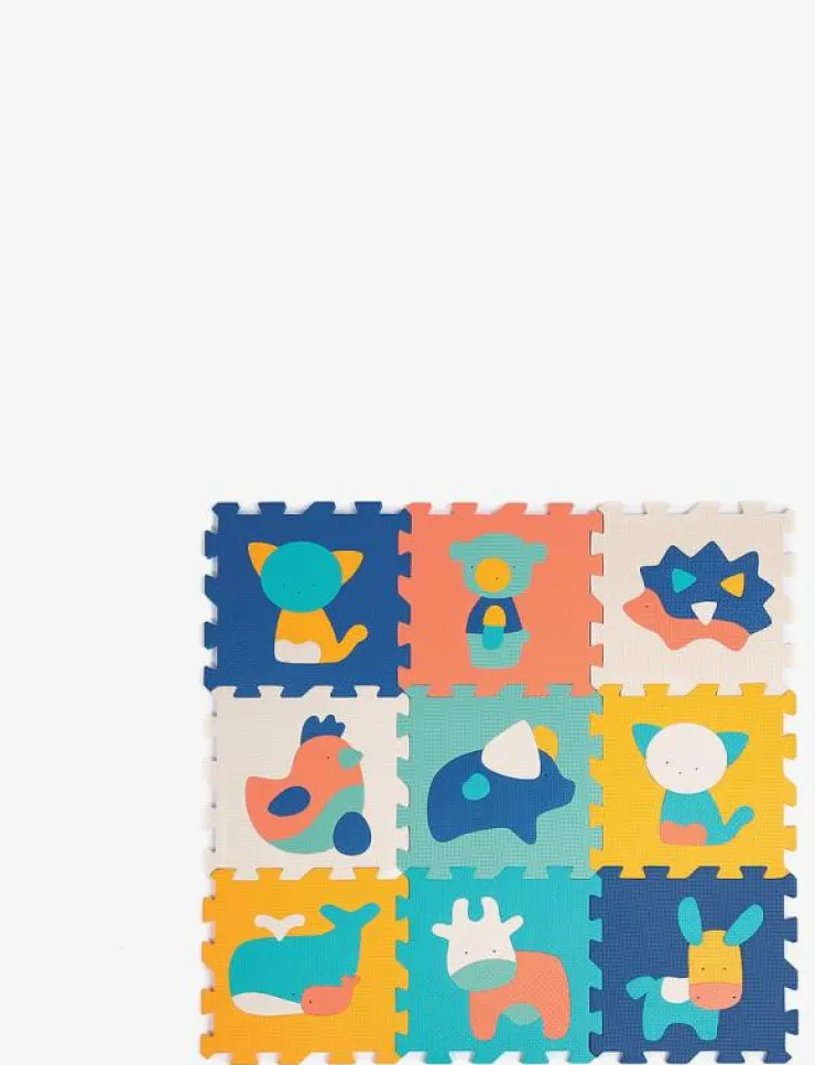 Ludi Play mat with animals (9 pcs) - Lekmattor|Barn Babyleksaker|Sova