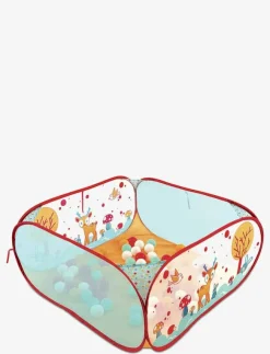 Barn Ludi Babyleksaker|Babyleksaker|Play pen with balls - Forest - Interaktiva leksaker