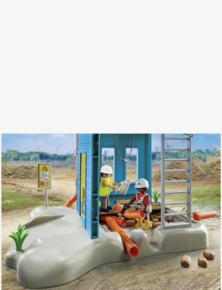 PLAYMOBIL Action Heroes PROMO Construction Site - 71650 - City Action|Barn Playmobil Leksaker