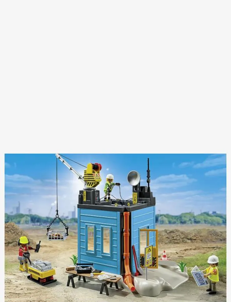 PLAYMOBIL Action Heroes PROMO Construction Site - 71650 - City Action|Barn Playmobil Leksaker
