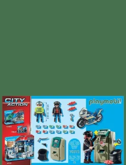 PLAYMOBIL City Action Bank Robber Chase - 70572 - City Action|Barn Playmobil Leksaker