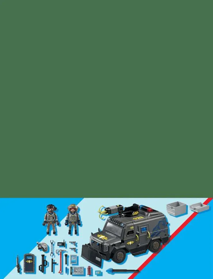 PLAYMOBIL City Action Insatsstyrkans terrängfordon - 71144 - City Action|Barn Playmobil Leksaker