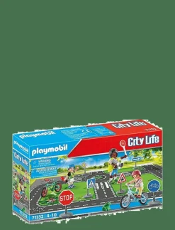 Barn PLAYMOBIL Playmobil Leksaker|City Life Cykelhinderbana - 71332 - City Life