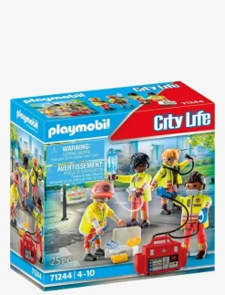 PLAYMOBIL City Life Räddningsteam - 71244 - City Life|Barn Playmobil Leksaker