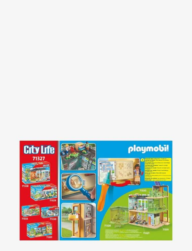 Barn PLAYMOBIL Playmobil Leksaker|City Life Stor skola - 71327 - City Life