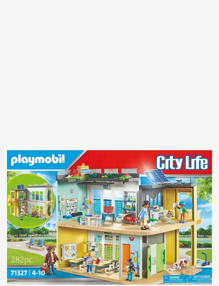 Barn PLAYMOBIL Playmobil Leksaker|City Life Stor skola - 71327 - City Life