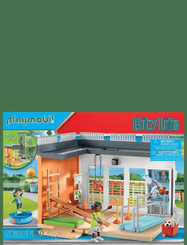 Barn PLAYMOBIL Playmobil Leksaker|City Life Tillbyggnad Gymnastiksal - 71328 - City Life