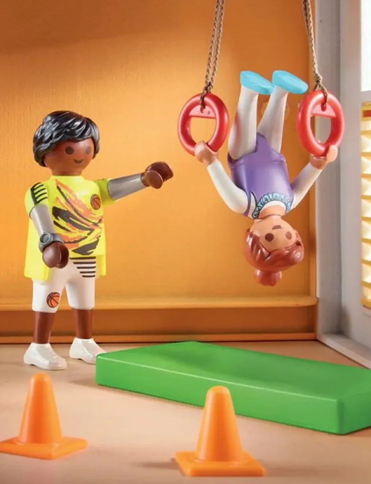 Barn PLAYMOBIL Playmobil Leksaker|City Life Tillbyggnad Gymnastiksal - 71328 - City Life